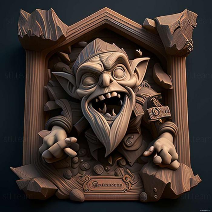 3D модель Игра Hearthstone Goblins vsGnomes (STL)